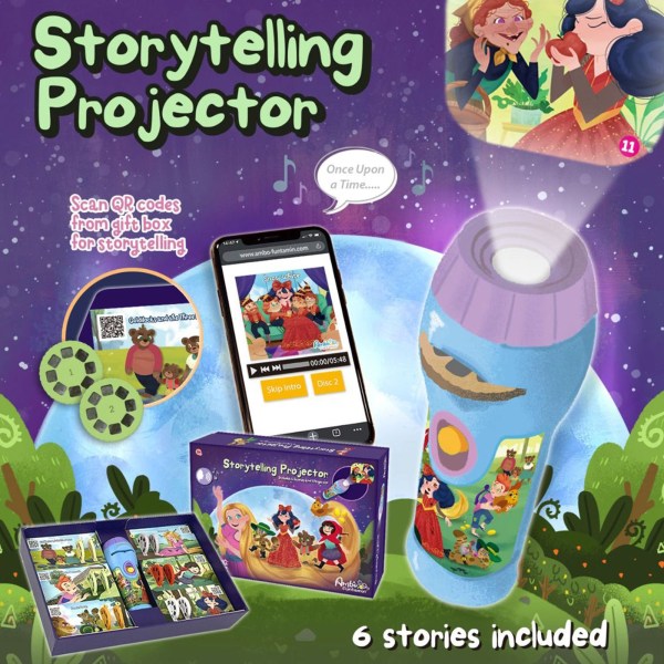 storytelling torch projector 6 stories gift set audio kids learning stem toy series 2 storytelling torch projector 6 stories gift set audio kids learning stem toy series 2