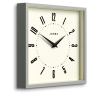 newgate jones box wall clock grey newgate jones box wall clock grey