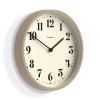 newgate number four wall clock matte stone