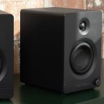 victrola tempo bookshelf speakers black
