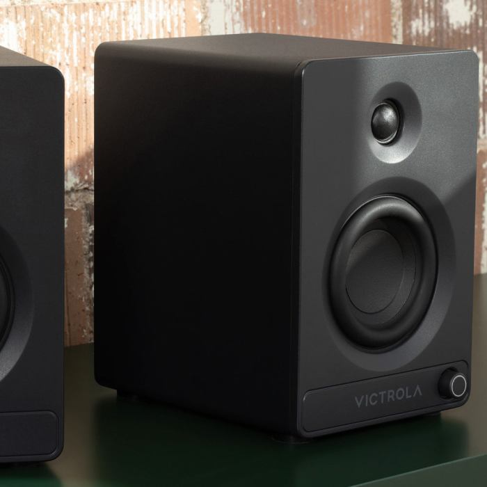 victrola tempo bookshelf speakers black victrola tempo bookshelf speakers black
