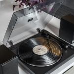 victrola automatic turntable + victrola tempo bookshelf speakers bundle black victrola automatic turntable + victrola tempo bookshelf speakers bundle black