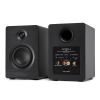 victrola automatic turntable + victrola tempo bookshelf speakers bundle black