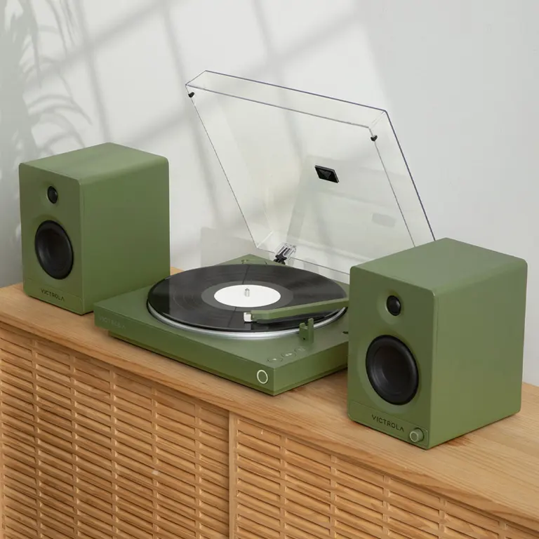 victrola automatic turntable green victrola automatic turntable green