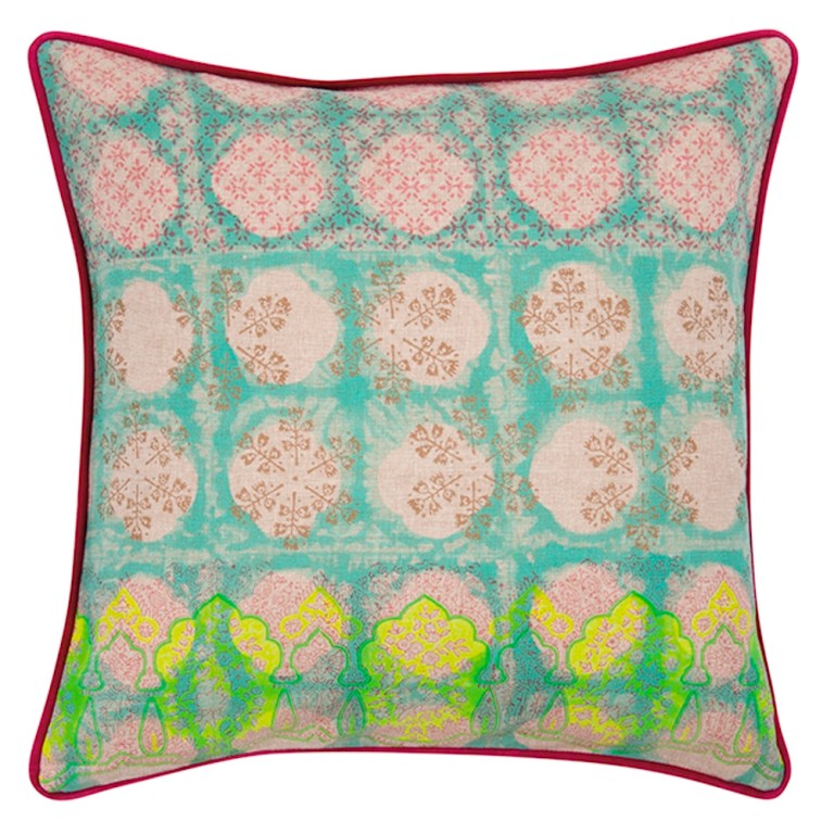 pack of 4 avia fuchsia cushion covers multicoloured coloured