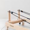 lifespan fitness contour folding wooden pilates reformer machine set (espresso) lifespan fitness contour folding wooden pilates reformer machine set (espresso)