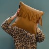 kaat amsterdam frey brown square filled cushion 40cm x 40cm kaat amsterdam frey brown square filled cushion 40cm x 40cm