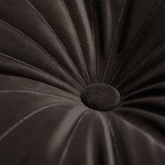 kaat amsterdam mandarin brown round filled cushion 40cm diameter