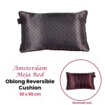 kaat amsterdam meja red reversible oblong filled cushion 30cm x 50cm kaat amsterdam meja red reversible oblong filled cushion 30cm x 50cm
