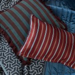 kaat amsterdam meja red reversible oblong filled cushion 30cm x 50cm kaat amsterdam meja red reversible oblong filled cushion 30cm x 50cm