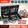 18pcs bbq tool set stainless steel barbecue utensil cooking grill outdoor cook
