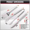18pcs bbq tool set stainless steel barbecue utensil cooking grill outdoor cook