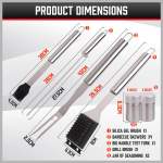 18pcs bbq tool set stainless steel barbecue utensil cooking grill outdoor cook 18pcs bbq tool set stainless steel barbecue utensil cooking grill outdoor cook