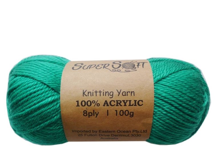 emeral gren bulk 12 super soft knitting yarn