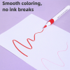 24 color acrylic markers soft brush tip