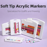 48 color acrylic markers soft brush tip 48 color acrylic markers soft brush tip