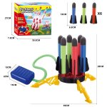 air power foam rocket shoot up stomp launcher kids outdoor activities toys air power foam rocket shoot up stomp launcher kids outdoor activities toys
