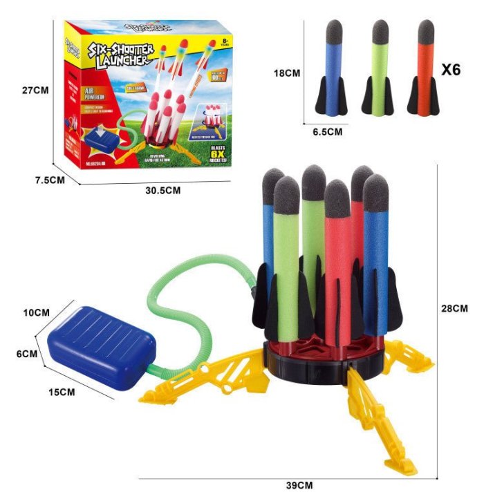 air power foam rocket shoot up stomp launcher kids outdoor activities toys air power foam rocket shoot up stomp launcher kids outdoor activities toys