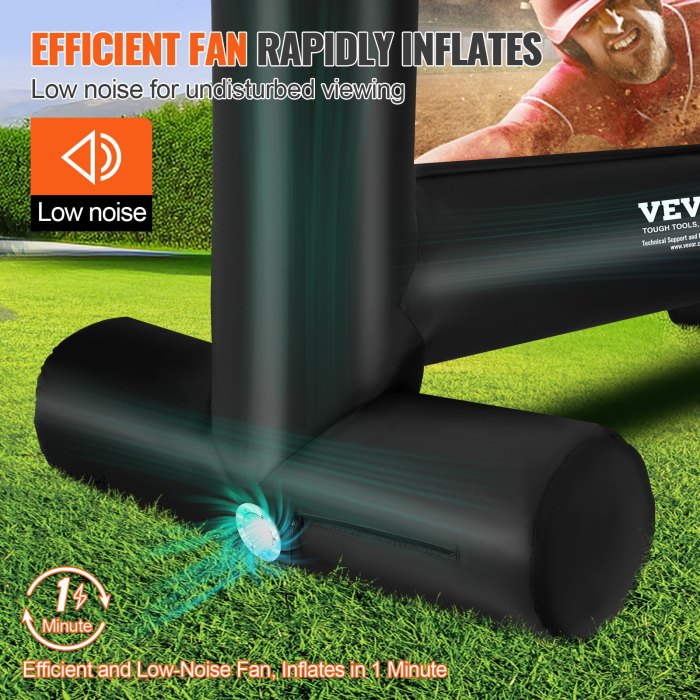 vevor inflatable movie screen, 14 ft inflatable projector screen vevor inflatable movie screen, 14 ft inflatable projector screen