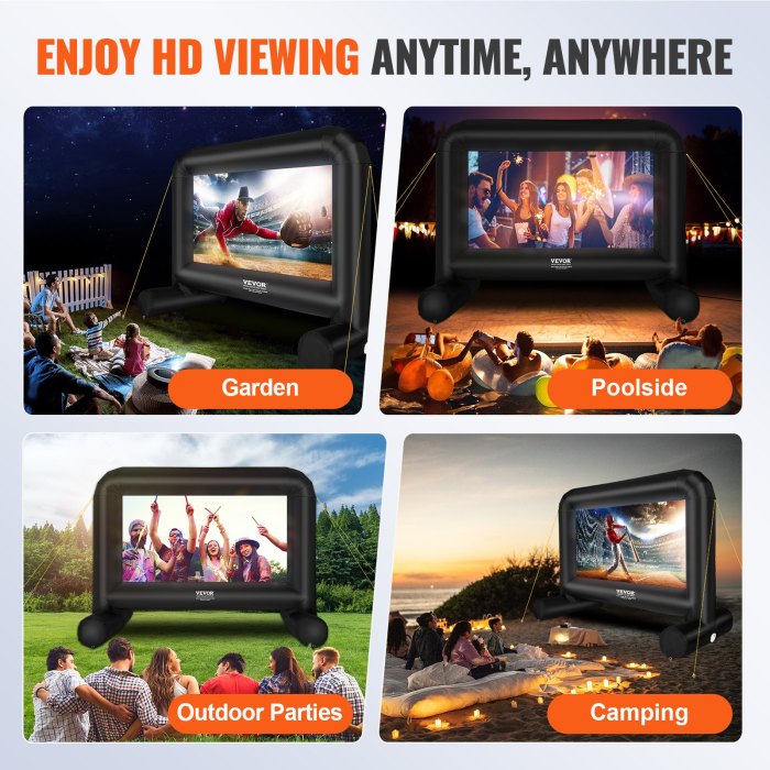 vevor inflatable movie screen, 14 ft inflatable projector screen vevor inflatable movie screen, 14 ft inflatable projector screen