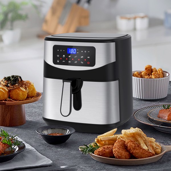 kitchen couture digital 12l air fryer silver kitchen couture digital 12l air fryer silver