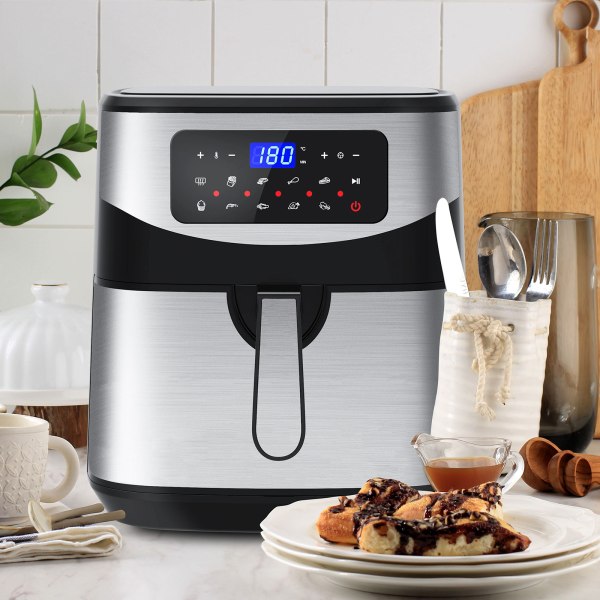 kitchen couture digital 12l air fryer silver kitchen couture digital 12l air fryer silver