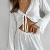 bornladies women's summer lace up loose casual long sleeved pants set fashion home clothes sexy solid color basic pajamas set Bornladies Women\'s Summer Lace Up Loose Casual Long Sleeved Pants Set Fashion Home Clothes Sexy Solid Color Basic Pajamas Set 6