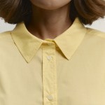 bornlads 100% cotton solid color long sleeved shirt summer new women's basics office lady top comfortable breathable shirt Bornlads 100% Cotton Solid Color Long Sleeved Shirt Summer New Women\'s Basics Office Lady Top Comfortable Breathable Shirt 3