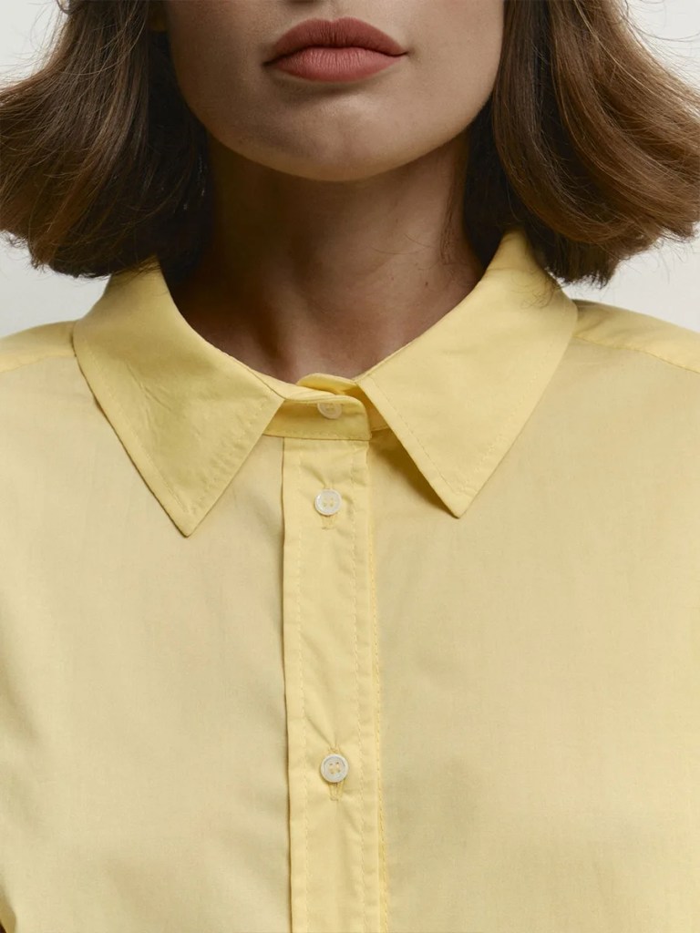 bornlads 100% cotton solid color long sleeved shirt summer new women's basics office lady top comfortable breathable shirt Bornlads 100% Cotton Solid Color Long Sleeved Shirt Summer New Women\'s Basics Office Lady Top Comfortable Breathable Shirt 3