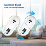 Household window automatic water spray cleaning robot vacuum cleaner remote control electric window wiper household glass wiper 4