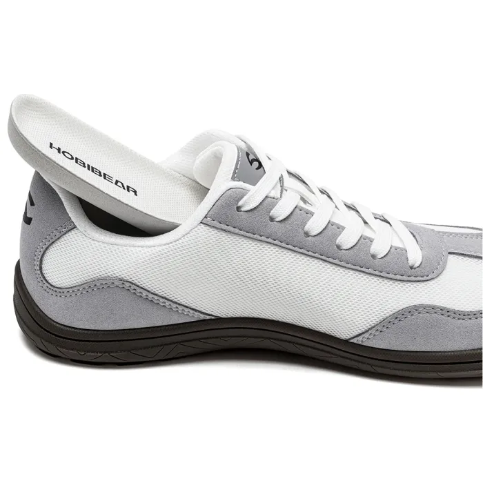 HOBIBEAR Wide Barefoot Shoes Womens Mens Zero Drop Minimalist Sneakers Artificial Leather Mesh Retro Walking Shoes 2