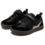 hobibear kids wide toe barefoot shoes hook loop minimalist sneakers artificial leather mesh retro walking shoes for big kid HOBIBEAR Kids Wide Toe Barefoot Shoes Hook Loop Minimalist Sneakers Artificial Leather Mesh Retro Walking Shoes for Big Kid 4