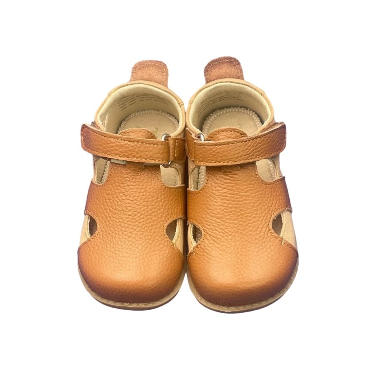 Tipsietoes Children Leather + Canvas Barefoot Sandals Low Heel Enfants Fille Party Dress Shoes Toddler Kids Summer Soft 5