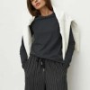 bornladies women's spring autumn 100% cotton t shirt bottoming basic solid lady long sleeve loose tops shirts oversized t shirt Bornladies Women\'s Spring Autumn 100% Cotton T-shirt Bottoming Basic Solid Lady Long Sleeve Loose Tops Shirts Oversized T Shirt 1