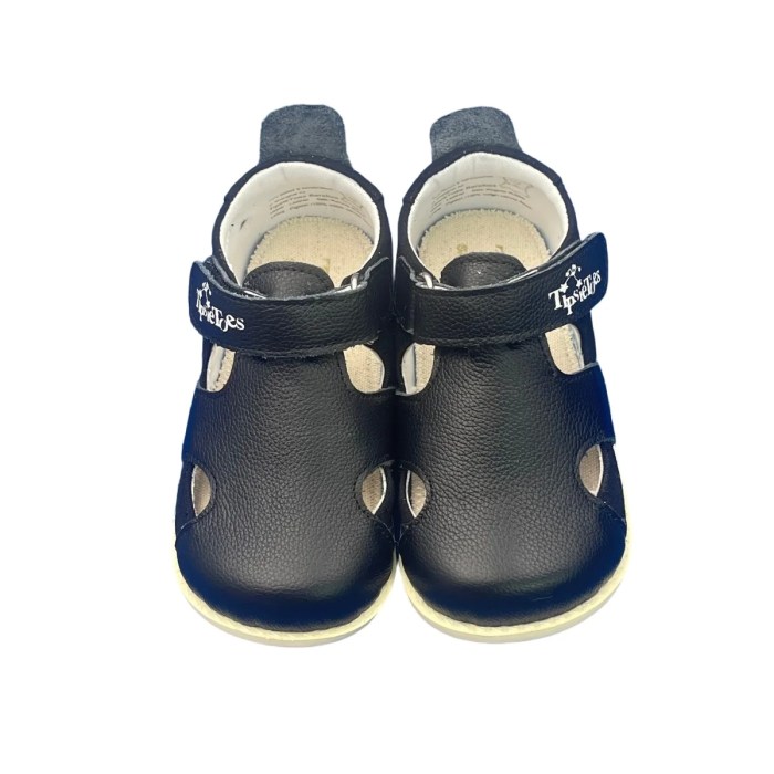 Tipsietoes Children Leather + Canvas Barefoot Sandals Low Heel Enfants Fille Party Dress Shoes Toddler Kids Summer Soft 2