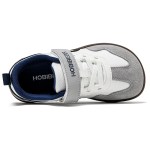 hobibear kids wide toe barefoot shoes hook loop minimalist sneakers artificial leather mesh retro walking shoes for big kid HOBIBEAR Kids Wide Toe Barefoot Shoes Hook Loop Minimalist Sneakers Artificial Leather Mesh Retro Walking Shoes for Big Kid 3