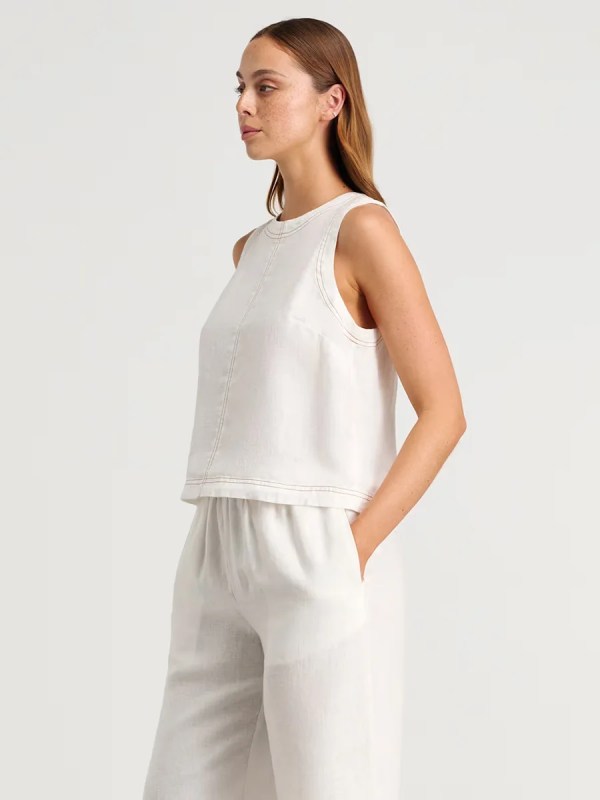 bronlads cotton linen vest pants set women's wide leg long pants sleeveless top casual suit 2025 spring summer new pant sets Bronlads Cotton Linen Vest Pants Set Women\'s Wide Leg Long Pants Sleeveless Top Casual Suit 2025 Spring Summer New Pant Sets 3
