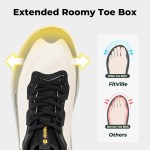 FitVille Wide Walking Shoes For Men Anti-Slip Lightweight Trail Running Shoe Cushioned Athletic Sneakers With Arch Support 2