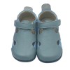 Tipsietoes Children Leather + Canvas Barefoot Sandals Low Heel Enfants Fille Party Dress Shoes Toddler Kids Summer Soft