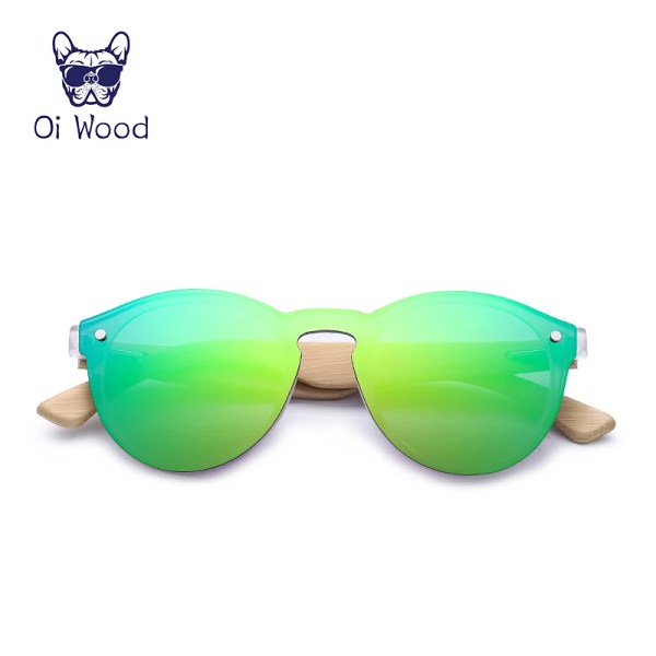 Oi Wood Polarized Bamboo Sunglasses Multi Color Uv Sun Glasses Driving Wind Lenses Trend Ladies Outdoor Personality Sunglasses 4