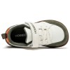 HOBIBEAR Wide Width Shoes for Kids Barefoot Hook Loop Sneakers Minimalist Artificial Leather Lightweight Soft Walking Shoes 6