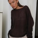 Bornlads Elegant Sweater Women Summer Autumn Casual Fashion Loose Women Pullovers Chic Pink White Jumper Sueter Mujer свитер 6
