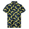 Banana Orange Dragon Fruit Pattern Shirt Men 3D Print Hawaiian Shirts Tops Summer Beach Short Sleeve Button Lapel Aloha Blouse 3
