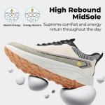 FitVille Wide Walking Shoes For Men Anti-Slip Lightweight Trail Running Shoe Cushioned Athletic Sneakers With Arch Support 4