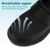 FitVille Wide Slippers For Men Slip-On Mules Clogs For Swollen Feet Adjustable Strap Indoors Lightweight Walking Shoes 6