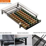carla home 60 coffee pod holder drawer with tempered glass capsule organizer for nespresso pods and sliding drawer for kitchen countertop carla home 60 coffee pod holder drawer with tempered glass capsule organizer for nespresso pods and sliding drawer for kitchen countertop