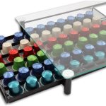 carla home 60 coffee pod holder drawer with tempered glass capsule organizer for nespresso pods and sliding drawer for kitchen countertop carla home 60 coffee pod holder drawer with tempered glass capsule organizer for nespresso pods and sliding drawer for kitchen countertop
