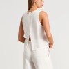 bronlads cotton linen vest pants set women's wide leg long pants sleeveless top casual suit 2025 spring summer new pant sets Bronlads Cotton Linen Vest Pants Set Women\'s Wide Leg Long Pants Sleeveless Top Casual Suit 2025 Spring Summer New Pant Sets 4