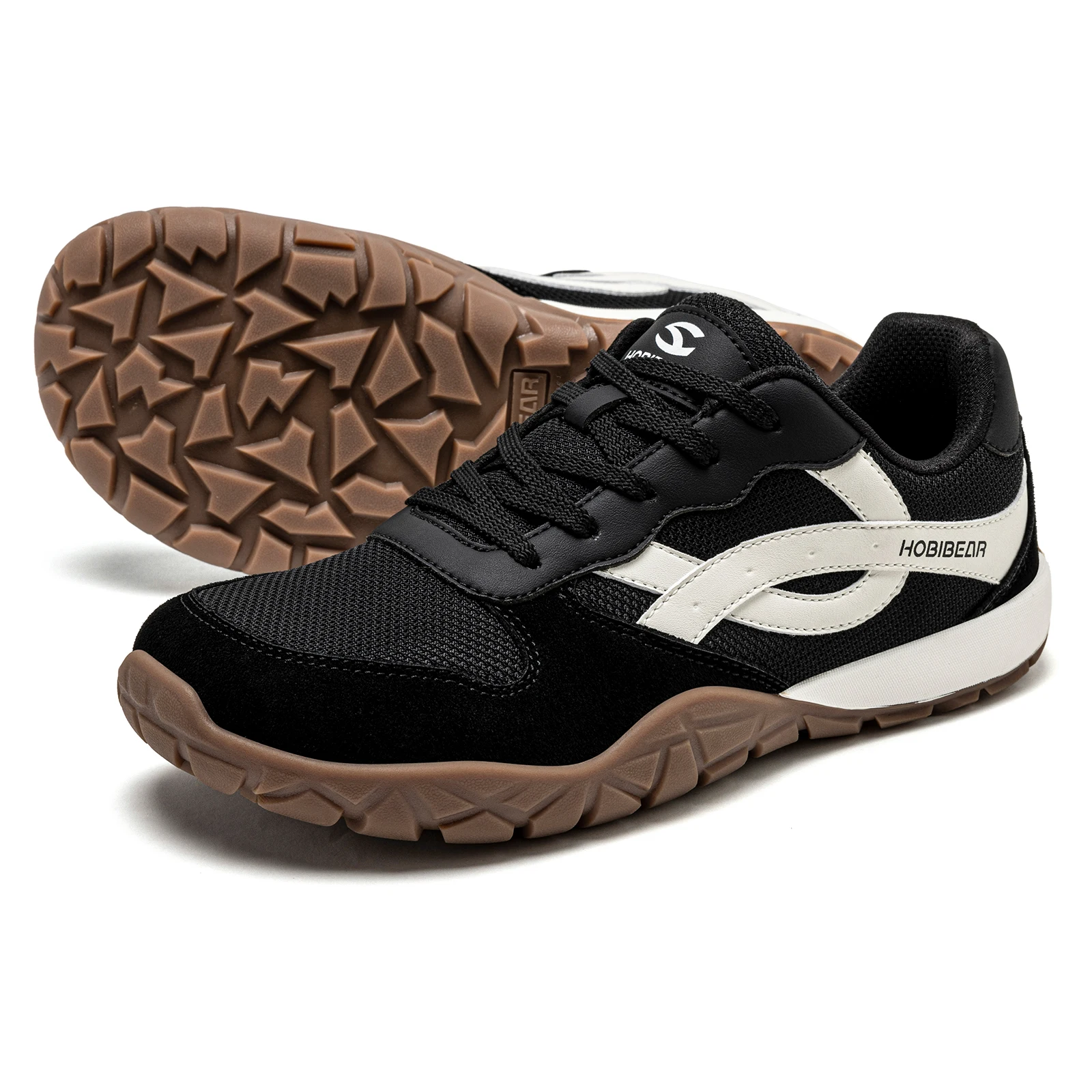 HOBIBEAR Unisex Wide Width Shoes Minimalist Barefoot Sneakers Hiking Trail Running Shoes for Men Women 2