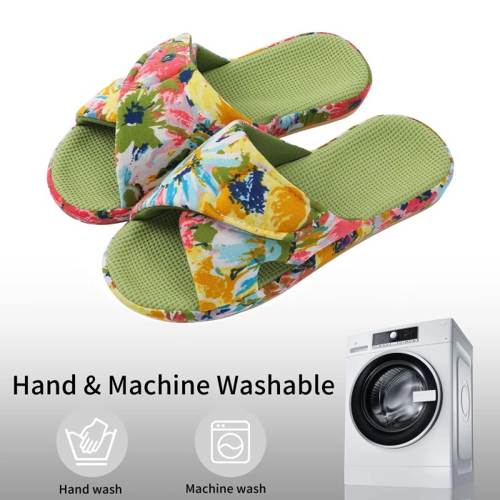litfun open toe women slippers breathable soft bottom indoor home shoes waffle cotton slides female memory foam printed sandals Litfun Open Toe Women Slippers Breathable Soft Bottom Indoor Home Shoes Waffle Cotton Slides Female Memory Foam Printed Sandals 2